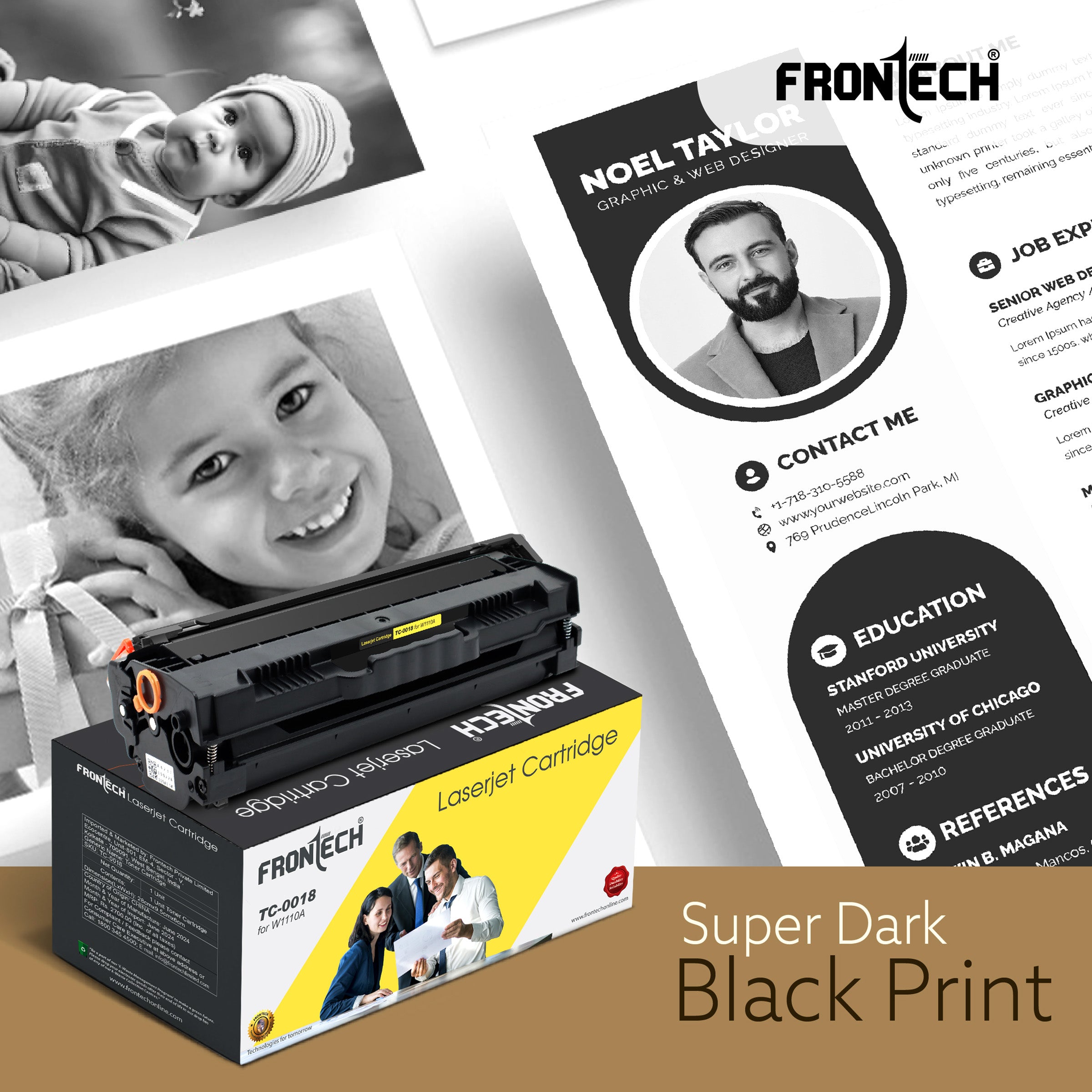 Frontech W1110A Toner Cartridge | Compatible with HP Laser 108 & MFP 136 Series (TC-0018) Frontech W1110A Toner Cartridge | Compatible with HP Laser 108 & MFP 136 Series (TC-0018)